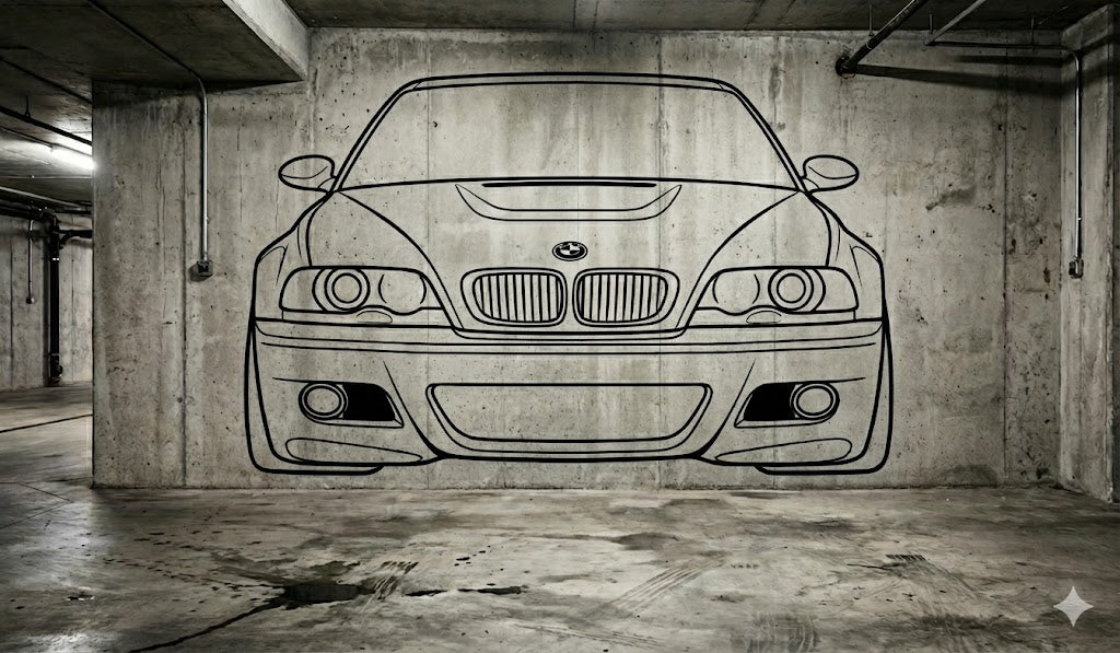 Naklejka BMW E46 FRONT