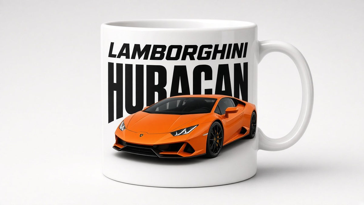Kubek Lamborghini Huracan Zolty