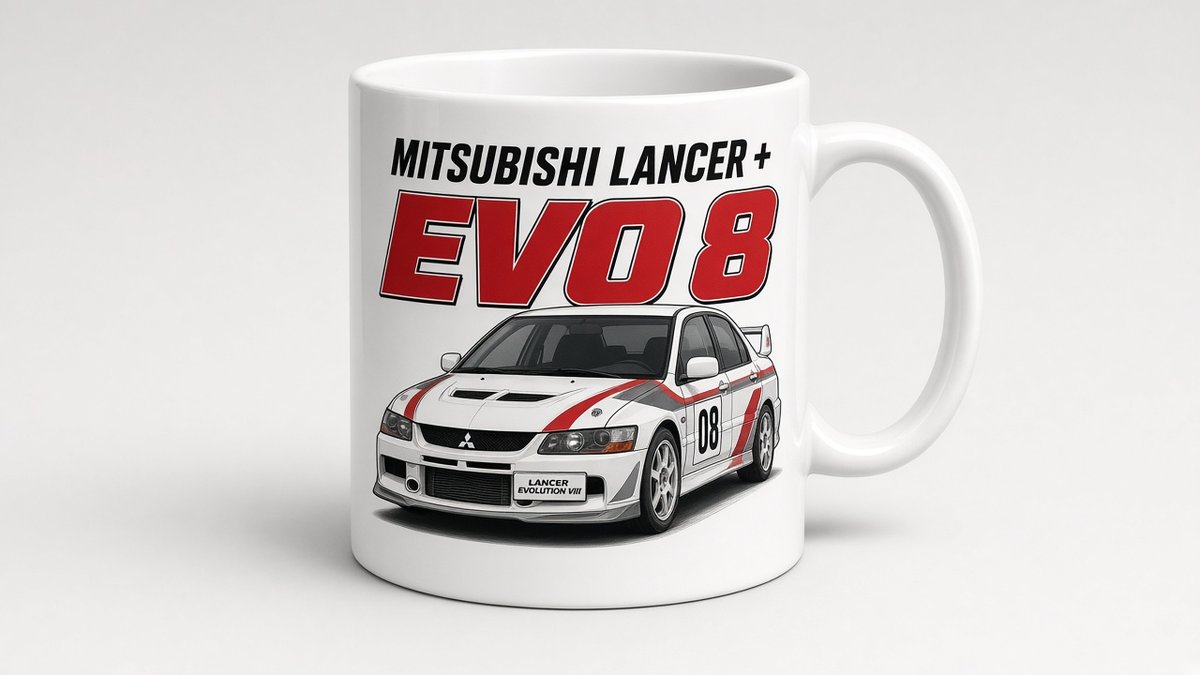 Kubek Mitsubishi Lancer Evo 8